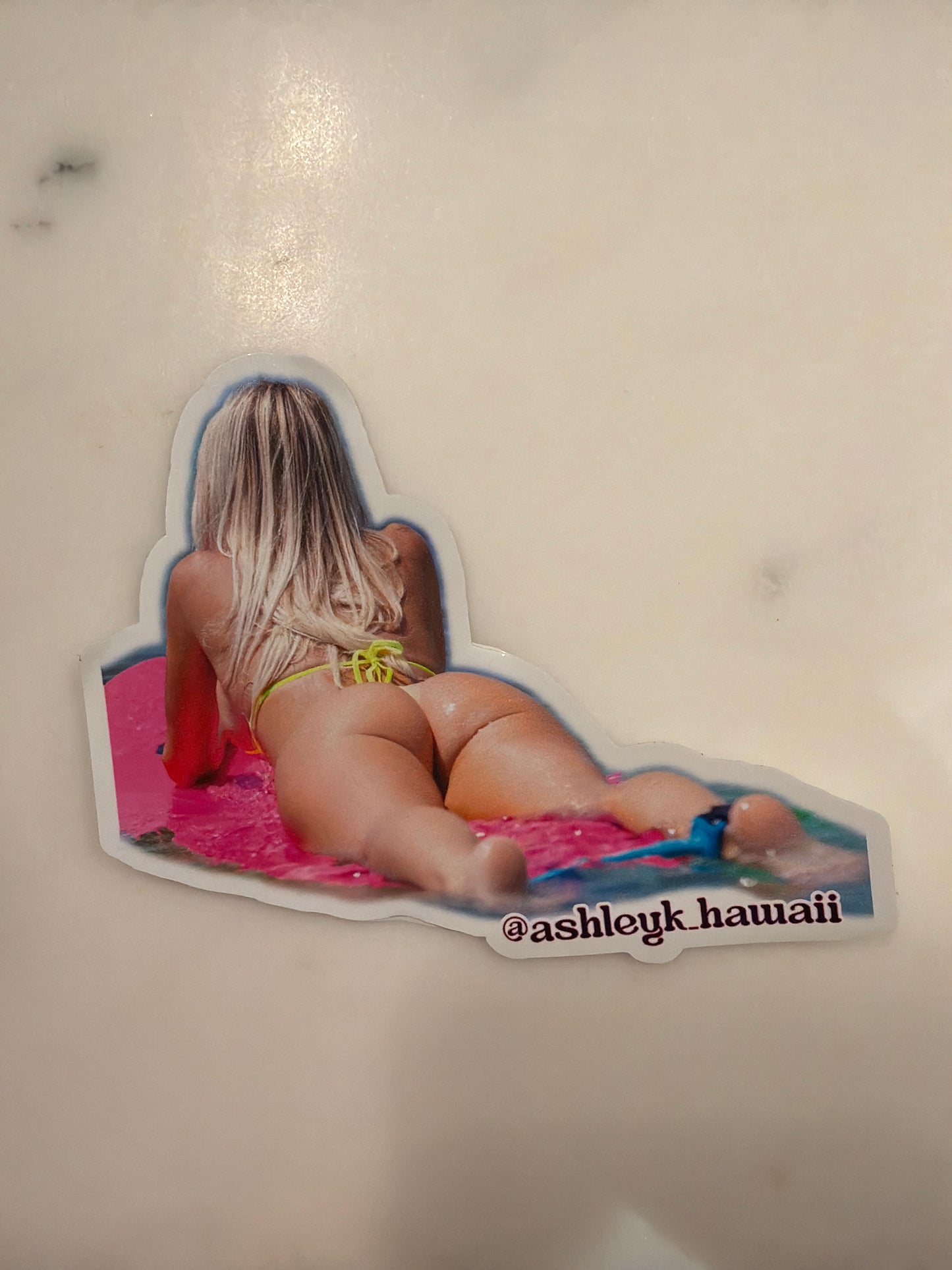Surf sticker