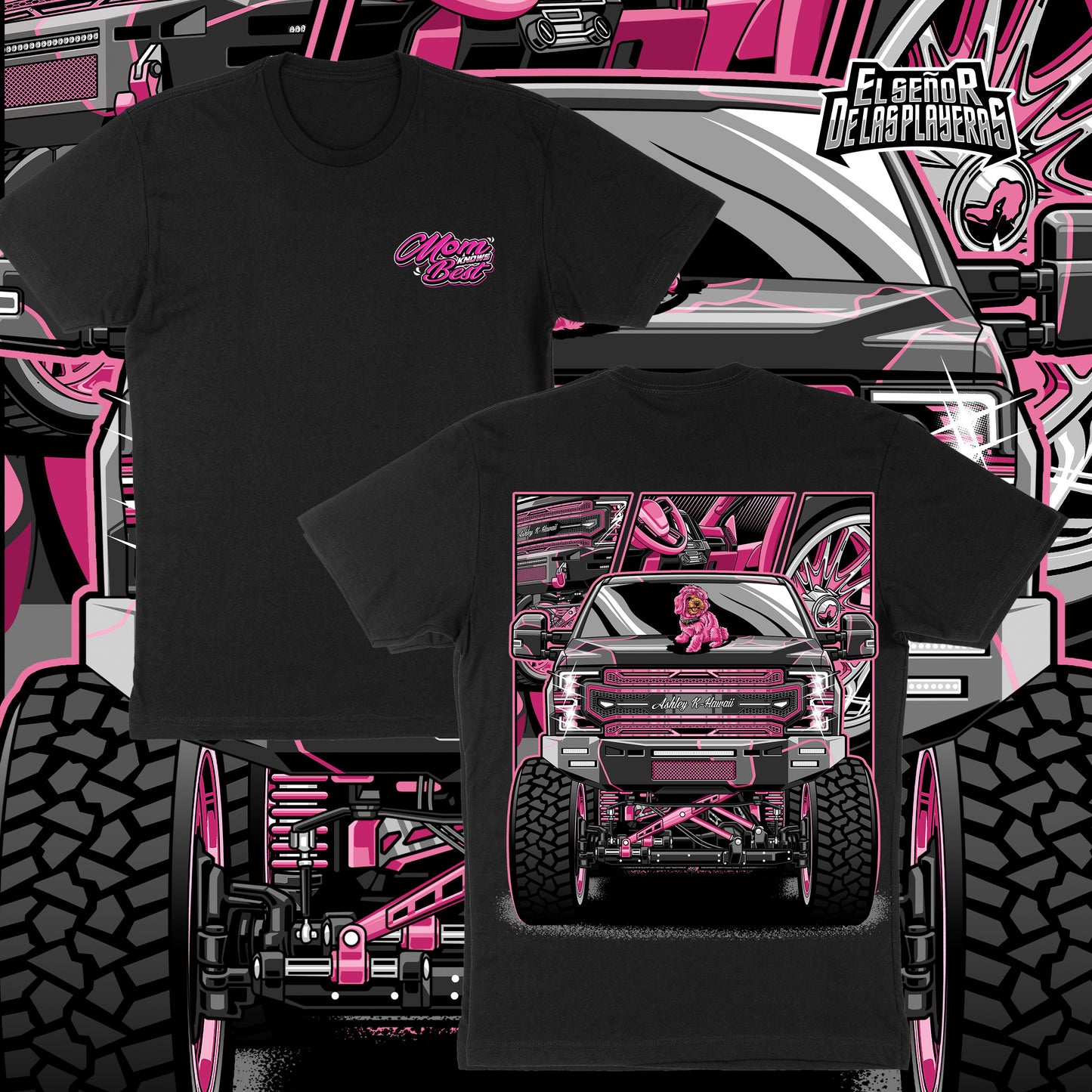 Kids F250 Pink Dog Shirt