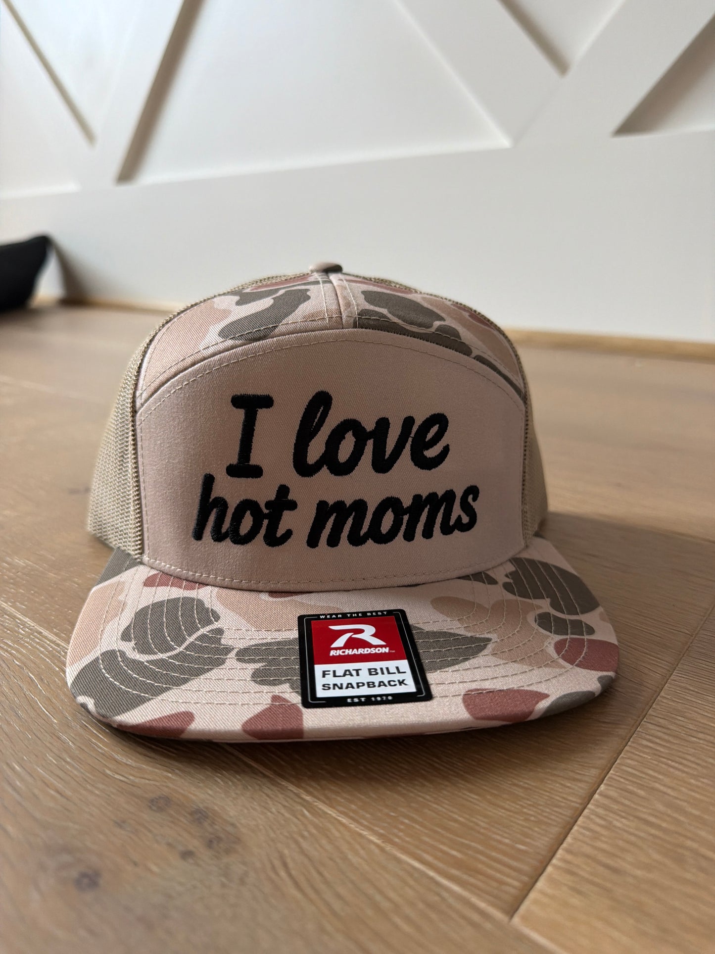 Brown camo hat