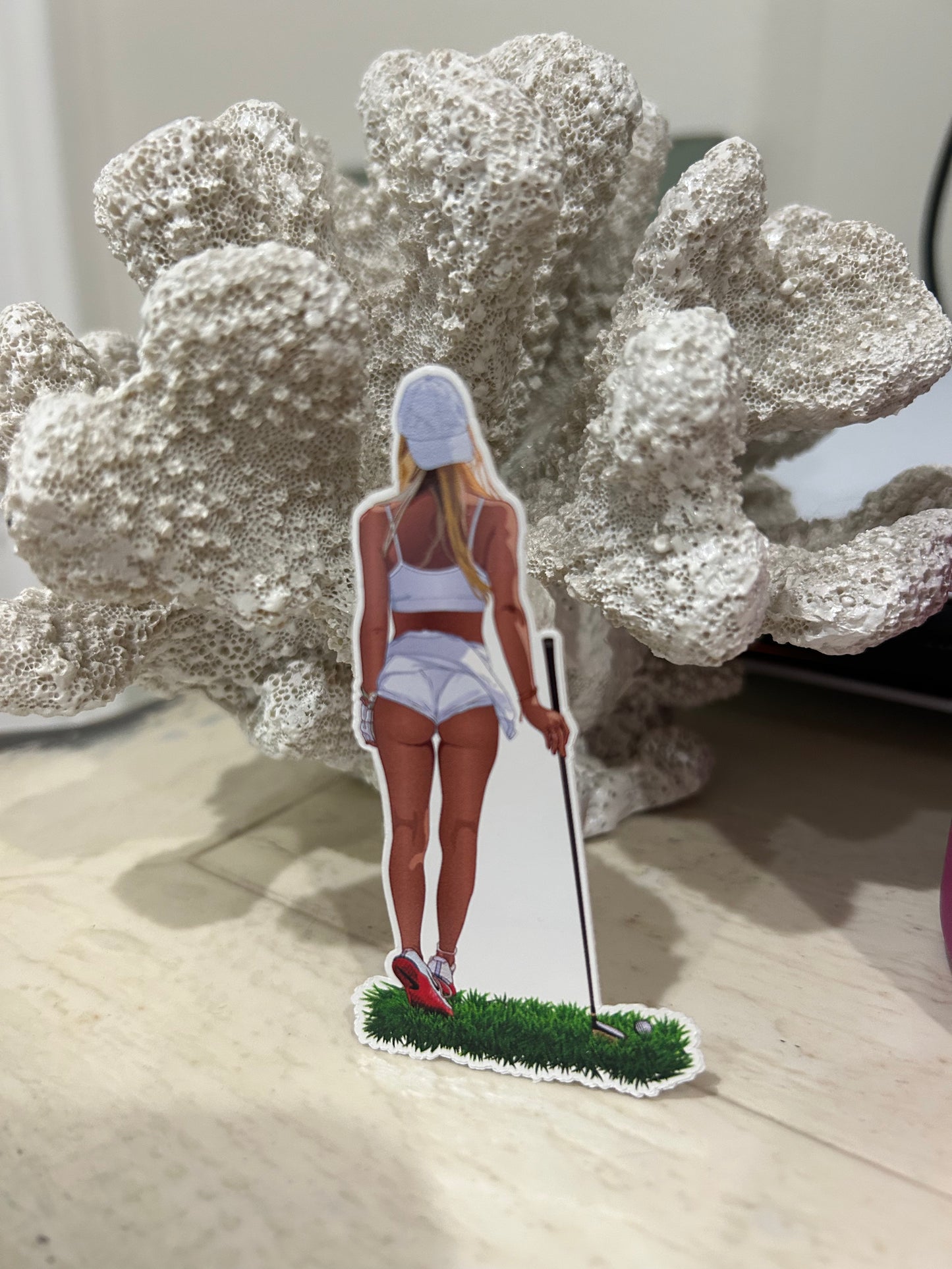 Golf Girl Sticker
